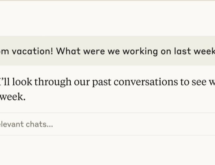 AI 聊天机器人 Claude 新增跨平台记忆：用户度假归来可追溯上周聊天记录