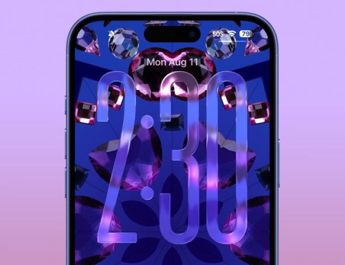 苹果 iOS 26 Beta 6 持续打磨“液态玻璃”：提升锁屏时钟透明度，在某些背景下恐影响可读性