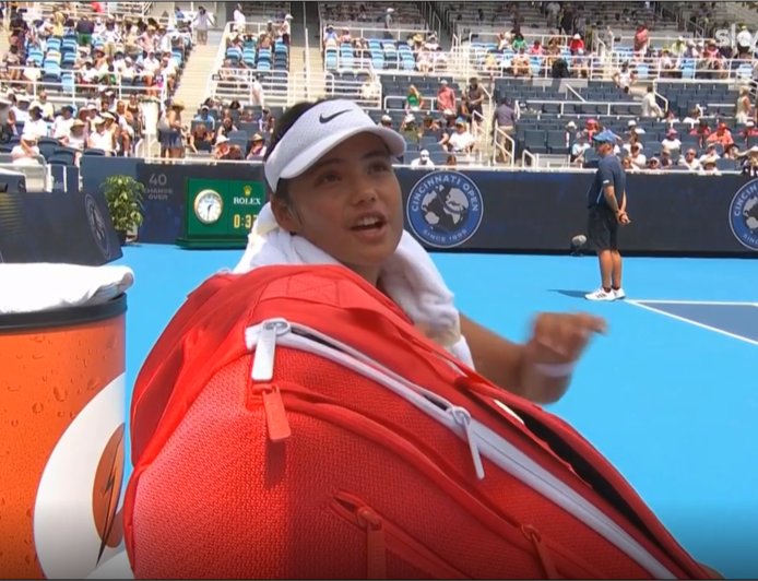 Emma Raducanu forced to apologise after being given warning for breaking little-known rule