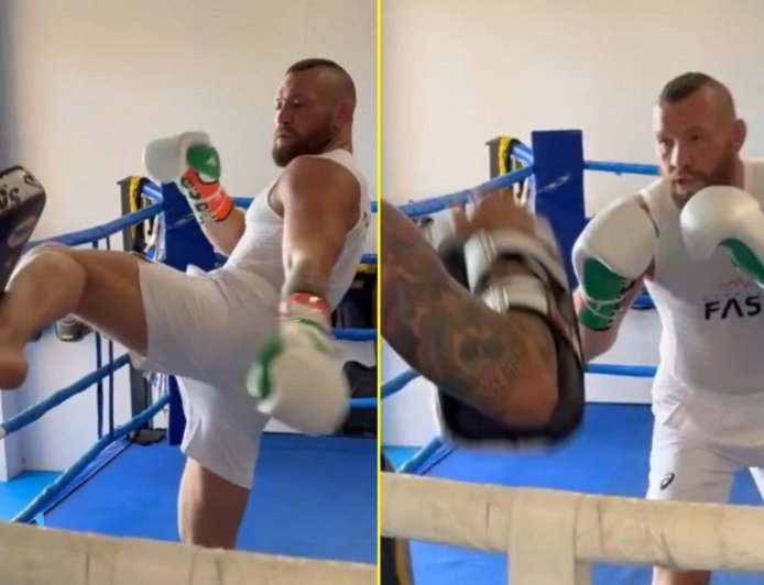 Conor McGregor mocked by UFC legend after releasing training footage ahead of UFC comeback