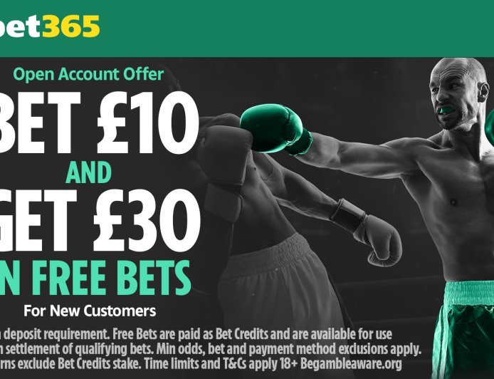 Moses Itauma vs Dillian Whyte betting offer: Bet £10 get £30 in free bets on bet365