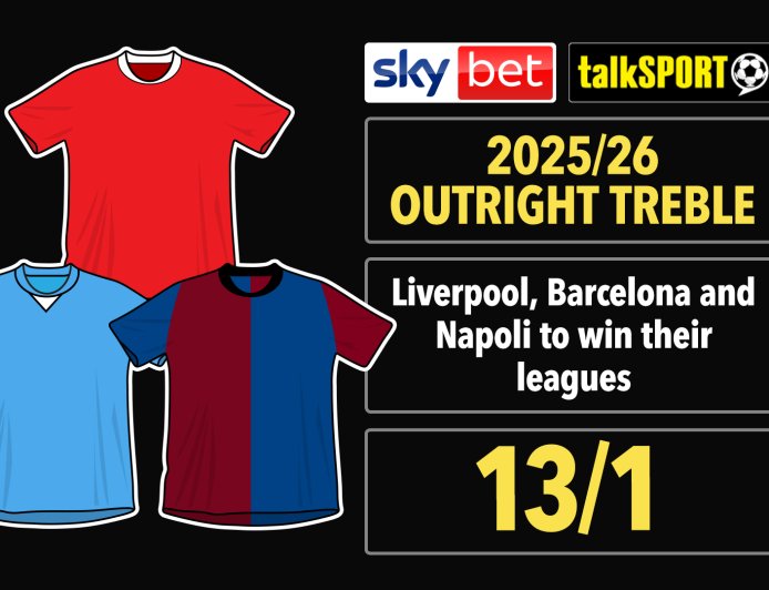 Get Liverpool, Barcelona and Napoli to win their leagues at 13/1 on Sky Bet