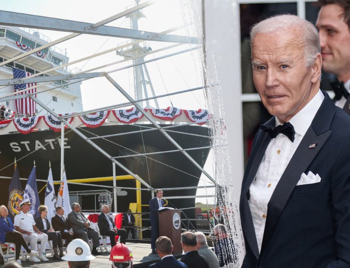 Unearthed emails reveal White House nixed Biden visiting ship because of 'how many steps were involved'