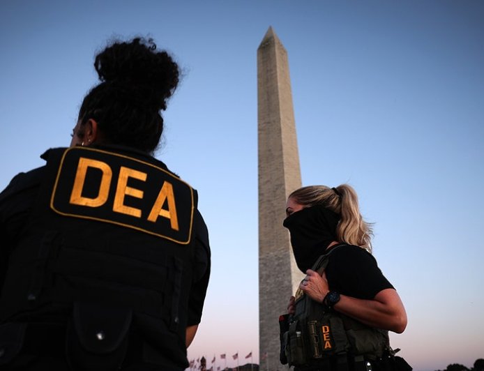 DEA head says phone calls are coming from 'all over the country’ from fed agents wanting to help in DC