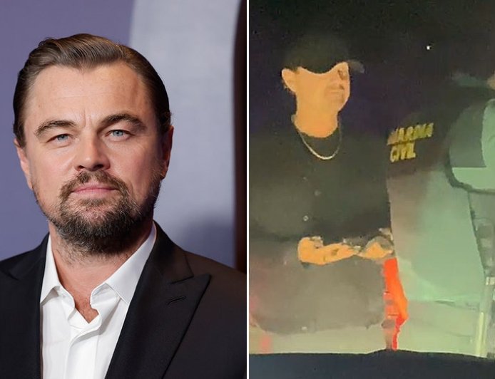 Leonardo DiCaprio’s pre-party security moment goes viral