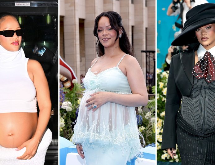 See Rihanna’s Best Bump-Baring Style Moments Ahead of Welcoming Baby No. 3