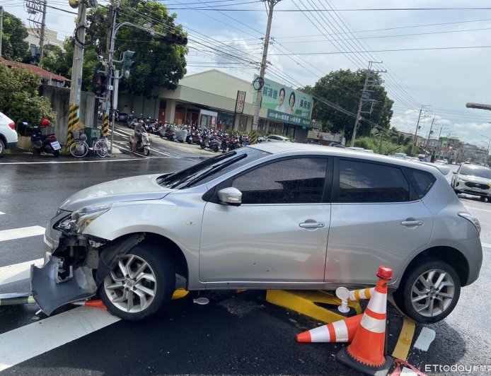 又被撞!彰化彰南路沿線行人庇護島 4個月被撞7次