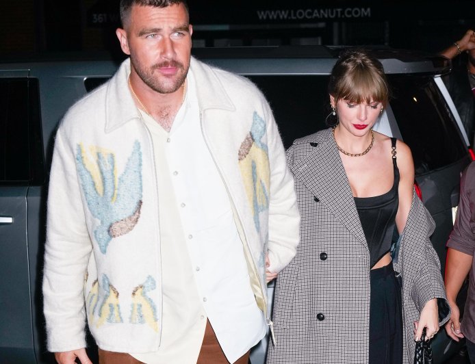 Every Time Travis Kelce Mentioned Taylor Swift on His ‘New Heights’ Podcast
