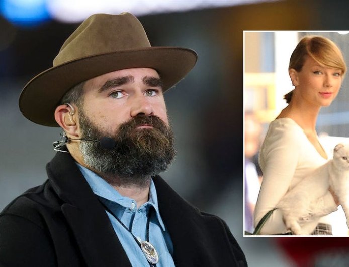 Taylor Swift says turning Jason Kelce’s daughters into cat fans after white lie was a ‘great challenge’