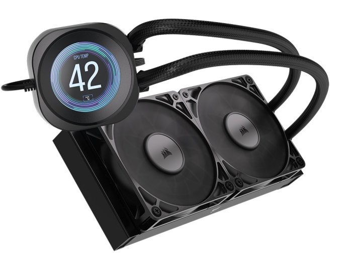 海盗船推出 NAUTILUS RS LCD 一体式水冷散热器，2.1 英寸冷头屏亮度 600nits