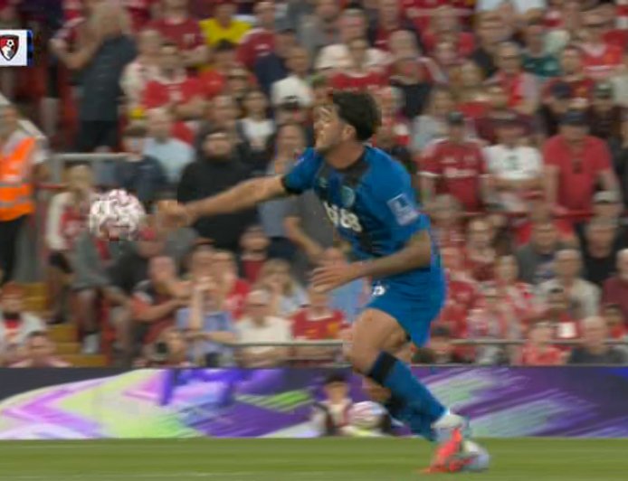 ‘Got away with that’ – Premier League explain why Bournemouth star was not sent off despite clear handball