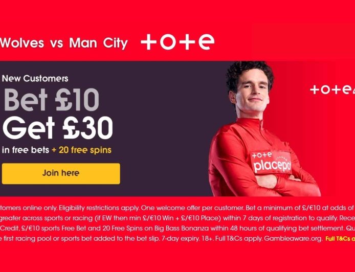 Wolves vs Manchester City: Kick off the Premier League season with Tote’s welcome offer