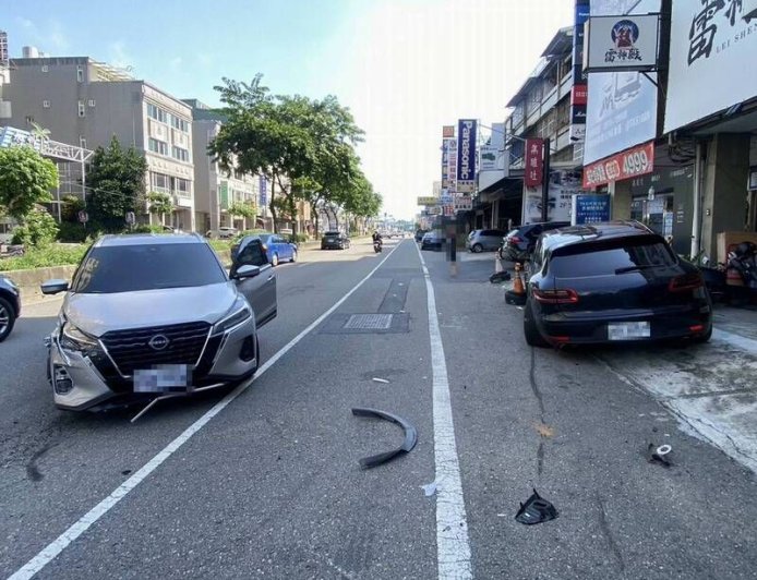 剛睡醒就開車!猛撞停路邊400萬保時捷 恐噴天價維修費