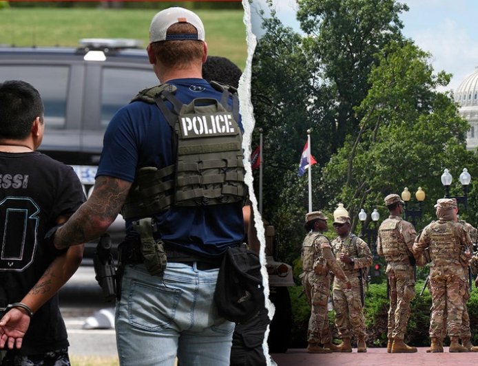 Hundreds arrested as Trump’s Washington, DC, crime crackdown hits full stride