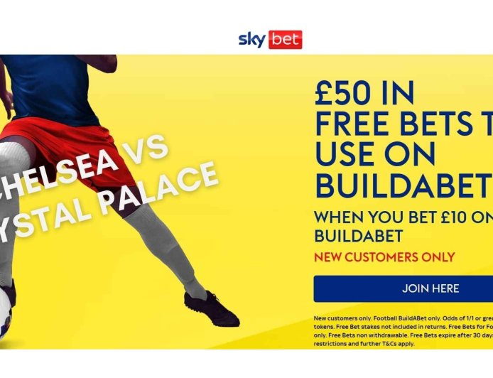 Chelsea vs Crystal Palace: Join Sky Bet ahead of new season to claim free BuildABets