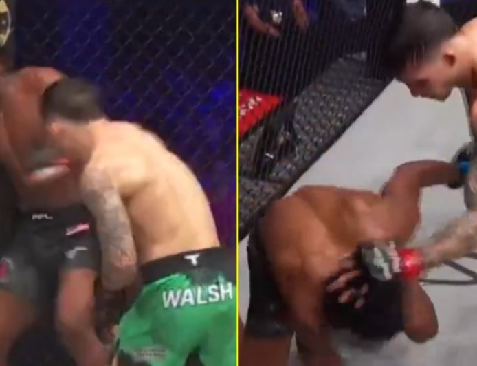 Muhammad Ali’s grandson flattens rival in stunning KO as he bounces back after losing undefeated record