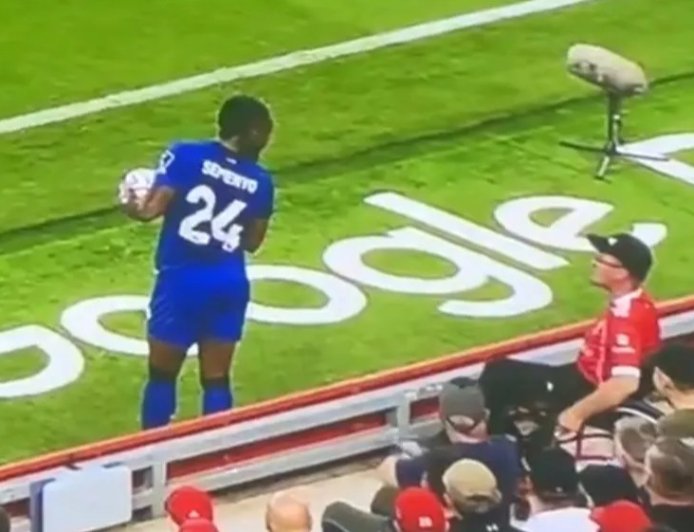 Antoine Semenyo speaks out as police arrest fan who racially abused him during Liverpool clash