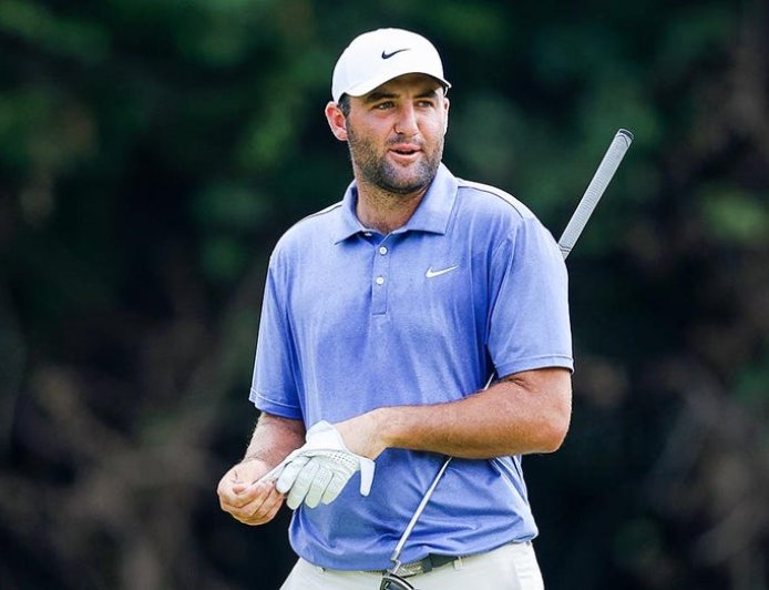 Scottie Scheffler holes miraculous chip shot from rough to seal BMW Championship victory at Caves Valley