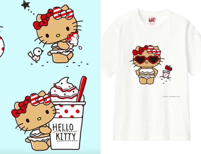 UNIQLO曬黑版Hello Kitty太萌！日本夏日限定客製化T恤＋托特包必收