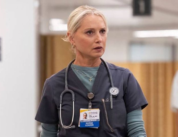 ‘The Pitt’ Star Katherine LaNasa Shot Such a ‘Disgusting’ Scene for Season 2 She Told Producer ‘He Needed to Give Me Some Diamonds’