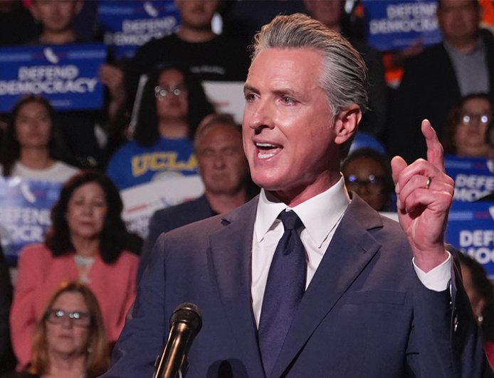 Newsom lashes out at universities for agreeing to 'sell their soul' to Trump for federal funding