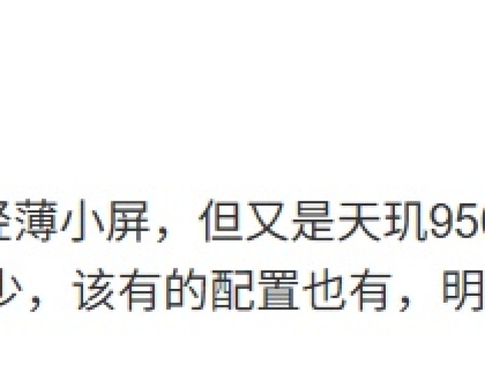 消息称某厂 6.3 英寸小屏机搭载天玑 9500 处理器，预计为荣耀新品