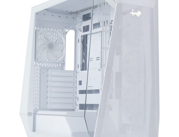 迎广三玻璃拼接左侧透机箱 PRSIM 新增天境白配色，外观洁白利落