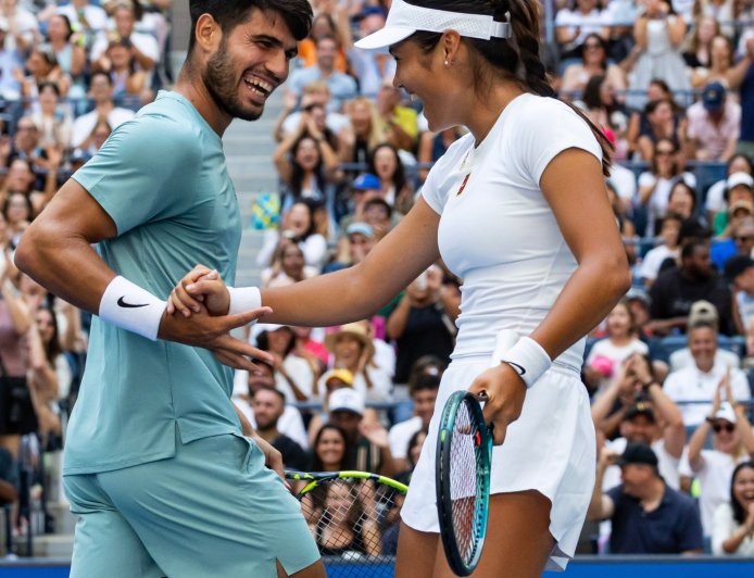 ‘Still waiting for those Spanish words’ – Emma Raducanu and Carlos Alcaraz exchange messages after US Open ‘fun’