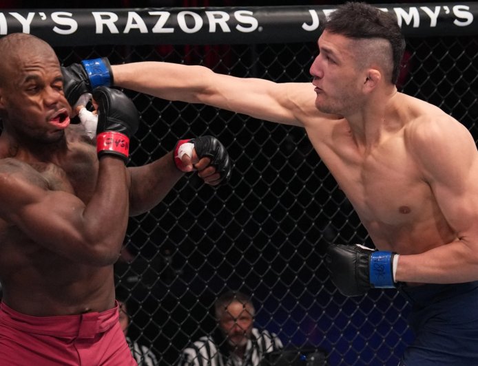 Brutal photos capture impact of new UFC stars’ devastating punches as Dana White hands out contracts and ignores matchmakers with message