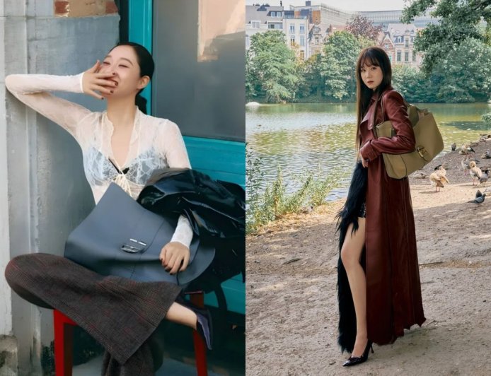 已婚也能辣翻！「行走的衣架」孔曉振透視內衣太性感　大秀美腿氣勢超強