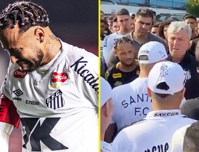 &#8216;Looked a broken man&#8217; &#8211; Neymar &#8216;threatened with violence&#8217; by angry fans days after worst ever defeat