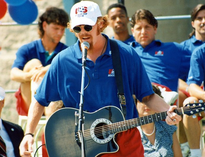 I played for USMNT at World Cup before joining rock band to open for Hootie & the Blowfish