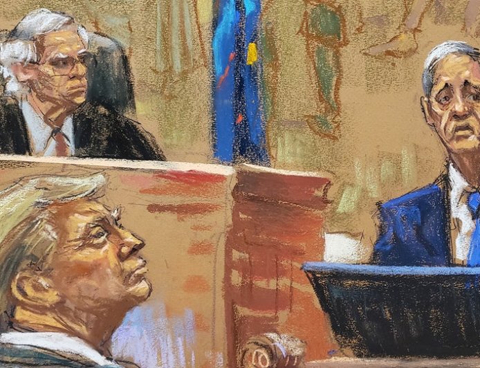 Judge who fined Trump $500M gets the books thrown at him