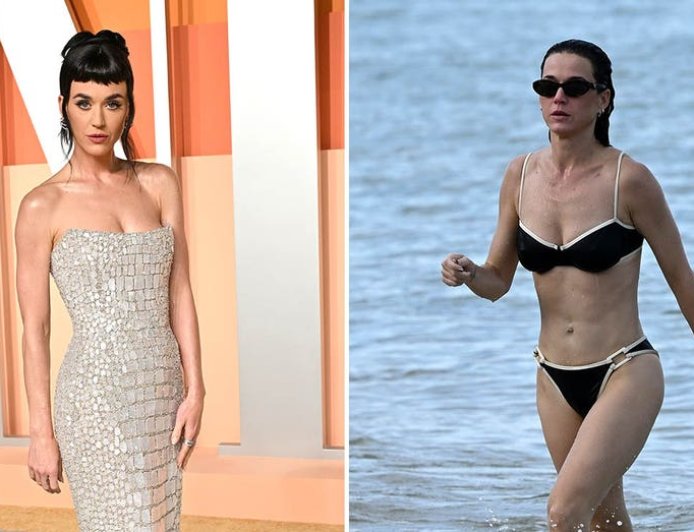 Katy Perry turns heads in bikini on Miami Beach, days before testifying in $15M mansion trial