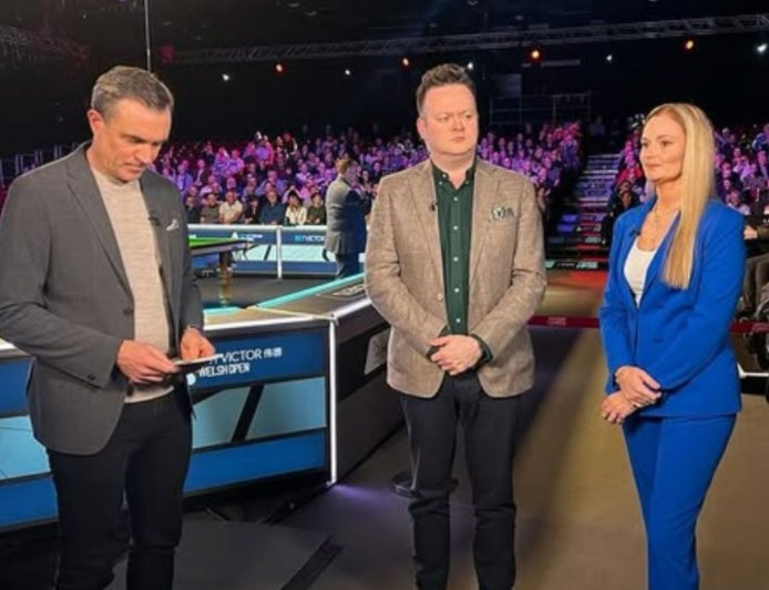 Snooker pundit was told to leave TV studio after ex-boyfriend said she was a distraction