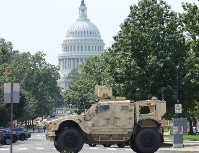 National Guard rollout in 19 states not linked to Trump’s crime crackdown, WH says