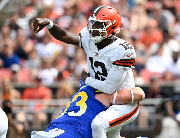 ‘Outraged and sickened’ – Skip Bayless wants Shedeur Sanders out of Cleveland after Super Bowl winner rips QB for alarming error