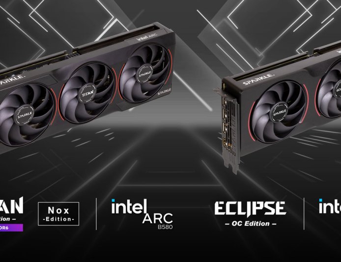黑化外观，撼与正式推出锐炫 B580 TITAN Nox OC / B570 Eclipse OC 显卡