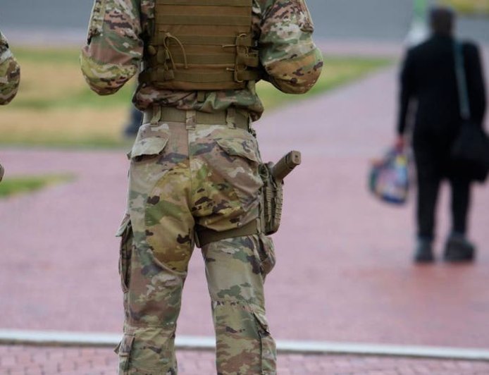 Some National Guard troops are now armed in Washington, DC