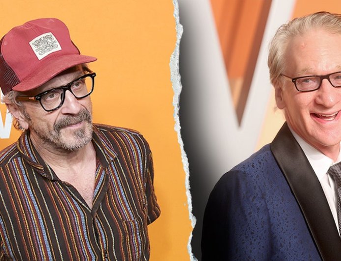 Comedian Marc Maron says he's 'always had a problem' with Bill Maher, calling him 'desperate'
