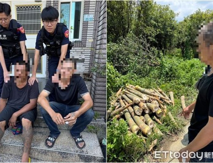 2惡賊夜闖竹筍園失風…揮刀棍暴打園主！　警方12小時火速逮人