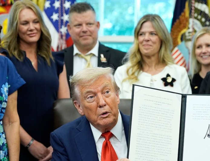 Trump signs proclamation commemorating Abbey Gate attack anniversary with Gold Star families