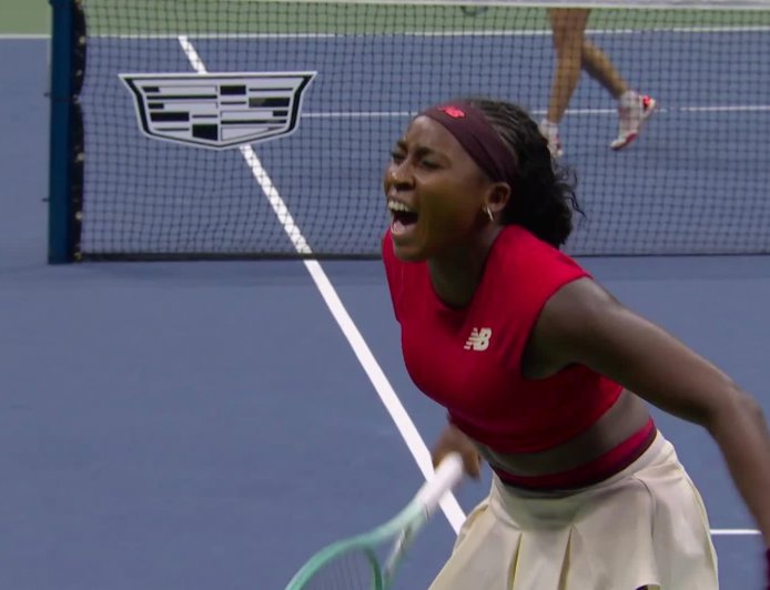 ‘It wasn’t the best’ – Emotional Coco Gauff has emphatic celebration on court after securing dramatic victory