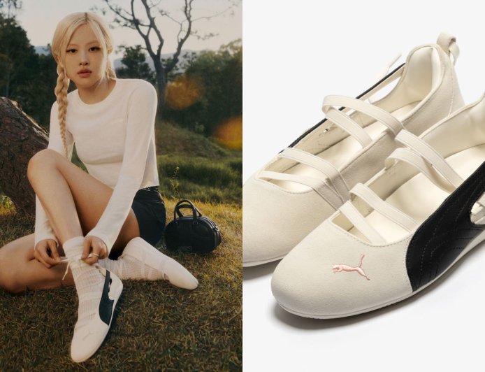 Rosé x Puma開賣倒數夢幻單品一次看！朴彩英親設計並演繹最甜芭蕾舞鞋