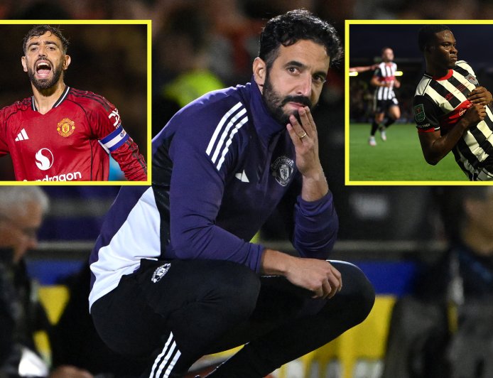 Ruben Amorim apologises to Man United fans as he gives cryptic verdict on players after Grimsby humiliation