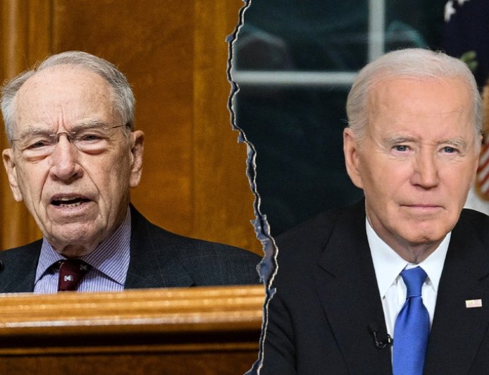 Sen. Chuck Grassley says he was 'naive' in how he looked at Biden as president, calls him ineffective