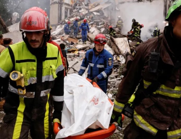 在遭到俄罗斯最致命的一击后 基辅居民对求助失去了希望