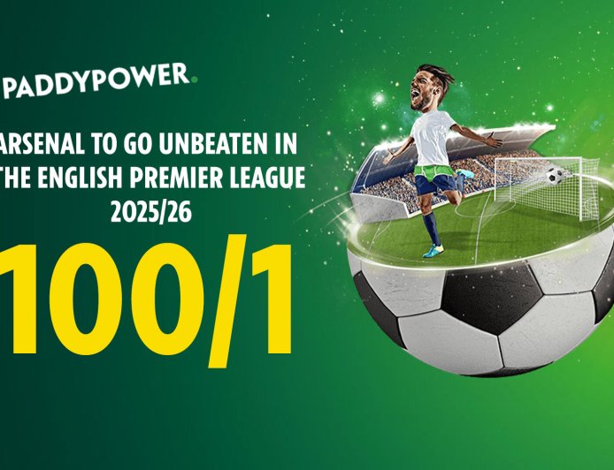 Premier League special: Get 100/1 on Arsenal to go unbeaten on Paddy Power