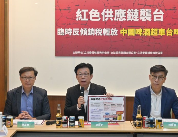 中國啤酒市占率超車台啤　綠委要求財政部積極協助產業