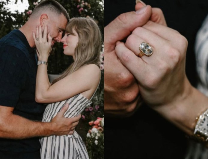 亮珠寶／泰勒絲求婚戒掀復古風　古礦切割鑽散發溫柔光